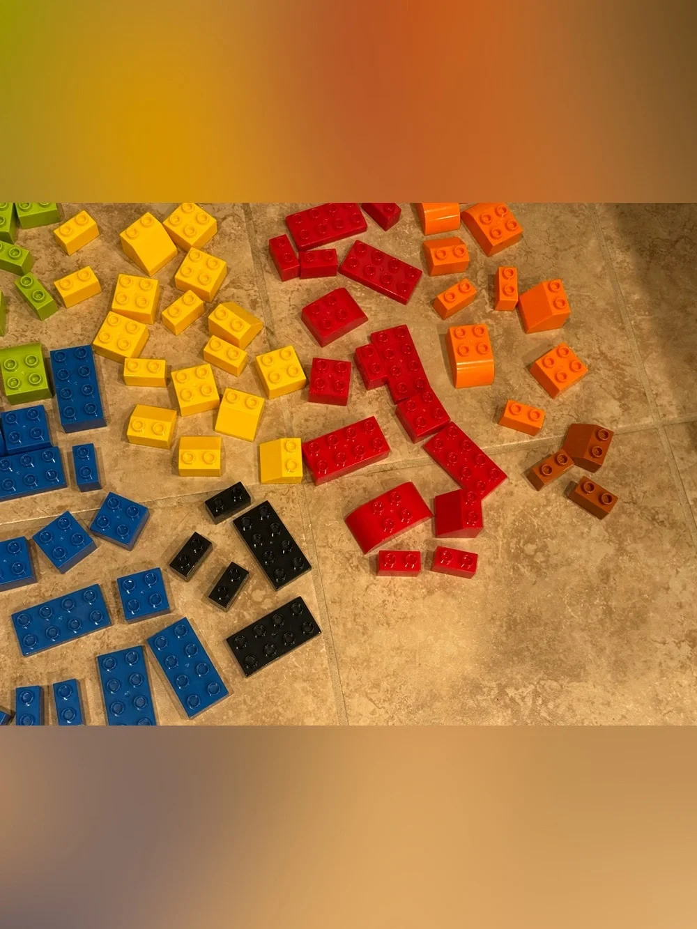 Duplo compatible Lakeshore Learning Jumbo Building Bricks Starter Set 121 pieces